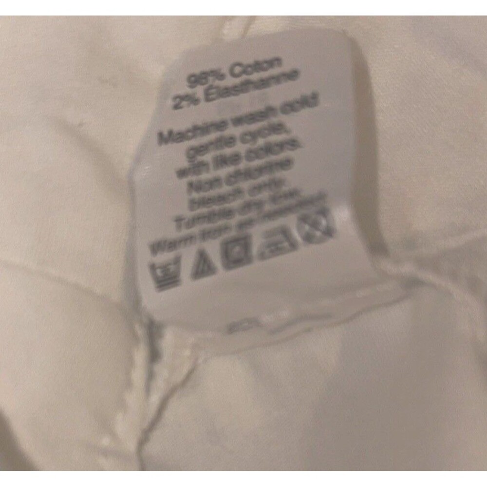 J.CREW Women's White Chino Shorts Size 6 Cotton Classic Fit Pockets - Picture 4 of 7